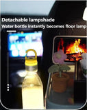 Darrahopens Outdoor Recreation > Camping > Camping Lights & Lanterns Two random color (green - yellow - white - red) outdoor camping lights, convenient for hiking, multi-scenario water bottle lights, ambient lights, suspended hanging lights with focused light