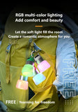 Darrahopens Outdoor Recreation > Camping > Camping Lights & Lanterns Two random color (green - yellow - white - red) outdoor camping lights, convenient for hiking, multi-scenario water bottle lights, ambient lights, suspended hanging lights with focused light