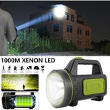 Darrahopens Outdoor Recreation > Camping > Camping Lights & Lanterns Ultra Powerful LED Flashlight 135000 Lumen USB Rechargeable 6000mAh Waterproof With Side Light for Emergency Hiking Camping Hunting