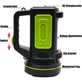 Darrahopens Outdoor Recreation > Camping > Camping Lights & Lanterns Ultra Powerful LED Flashlight 135000 Lumen USB Rechargeable 6000mAh Waterproof With Side Light for Emergency Hiking Camping Hunting