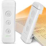 Darrahopens Outdoor Recreation > Camping > Camping Lights & Lanterns USB Rechargeable Book Light Bookmark Lamp with 3 Colors and 5 Brightness-White