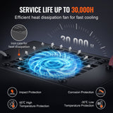 Darrahopens Outdoor Recreation > Camping > Camping Lights & Lanterns VEVOR CO2 Laser Power Supply, 80W, Power Supply for 80W Laser Tube, Constant Current Protection, Open Circuit Protection, Fast Heat Dissipation, Compatible for Multi-brand Laser Engravers & Cutters