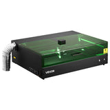 Darrahopens Outdoor Recreation > Camping > Camping Lights & Lanterns VEVOR Laser Engraver, 20W, Laser Engraving and Cutting Machine with Enclosure Camera, Laser Cutter, 36000 mm/min, 500 x 320 mm Working Area, for Wood, Leather, Glass, Paper, Certain Metal, Class 1