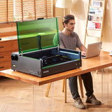 Darrahopens Outdoor Recreation > Camping > Camping Lights & Lanterns VEVOR Laser Engraver, 20W, Laser Engraving and Cutting Machine with Enclosure Camera, Laser Cutter, 36000 mm/min, 500 x 320 mm Working Area, for Wood, Leather, Glass, Paper, Certain Metal, Class 1