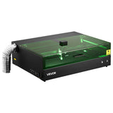 Darrahopens Outdoor Recreation > Camping > Camping Lights & Lanterns VEVOR Laser Engraver, 20W, Laser Engraving and Cutting Machine with Enclosure Camera, Laser Cutter, 36000 mm/min, 500 x 320 mm Working Area, for Wood, Leather, Glass, Paper, Certain Metal, Class 1