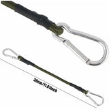 Darrahopens Outdoor Recreation > Camping > Caravan Accessories 2 Pack 30Cm Heavy Duty Mini Bungee Cords With Carabiner For Camping, Luggage, Travel