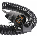 Darrahopens Outdoor Recreation > Camping > Caravan Accessories 7 Pin Trailer Socket And Plug With 2M Extension Cable Connector For Towing Hitch Caravan Vehicle Truck Accessories 7