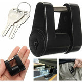 Darrahopens Outdoor Recreation > Camping > Caravan Accessories Caravan Security Locks For Safe And Durable Theft Protection, Unisex Metal Locksmith Tools, Trailer Lock, Black