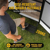 Darrahopens Outdoor Recreation > Camping > Caravan Accessories Heavy Duty Pull-Out Caravan Step, Folding Aluminium RV Step(57x55x17cm) In Australia - Darrahopens