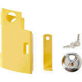 Darrahopens Outdoor Recreation > Camping > Caravan Accessories Heavy Duty Steel Caravan/Trailer Hitch Lock With Padlock