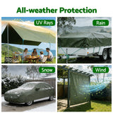 Darrahopens Outdoor Recreation > Camping > Caravan Accessories Instahut 4x6m Tarp Tarpaulin 600GSM Camping Canvas Heavy Duty Water Resistant