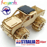 Darrahopens Outdoor Recreation > Camping > Caravan Accessories Model car 3D Ply Wood puzzle- Build and Paint your own 4 x 4 Truck Car craft kit with MOTOR (solar or battery)