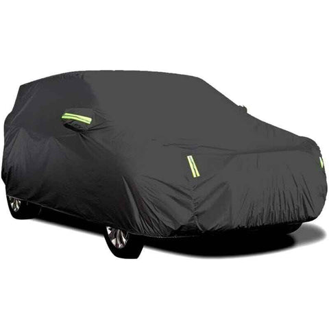 Outdoor Car Cover, Breathable Anti UV Dust and Snow Resistant, Black, 4.8 x 1.8 x 1.5 m