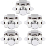 Darrahopens Outdoor Recreation > Camping > Caravan Accessories Push Button Camper - Lock Latch Door Closer Cupboard Knob For Rv Motorhome Caravan 5 pcs Silver