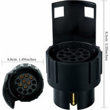 Darrahopens Outdoor Recreation > Camping > Caravan Accessories Trailer Plug Socket Adaptor,13 To 7 Trailer Towing Socket Adaptor For Trailer Truck Caravan Wagon