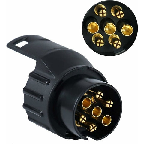 Darrahopens Outdoor Recreation > Camping > Caravan Accessories Trailer Plug Socket Adaptor,13 To 7 Trailer Towing Socket Adaptor For Trailer Truck Caravan Wagon