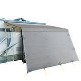Darrahopens Outdoor Recreation > Camping > Caravan Accessories Weisshorn 18ft Caravan Awning Fabric & Privacy Screen RV Roll Out Sun Shade 5.2M