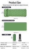Darrahopens Outdoor Recreation > Camping > Inflatable Mattresses 2pc Ultralight Inflatable Camping Sleeping Mat with Integrated Pillow - Waterproof 40D Nylon TPU(Navy Blue)