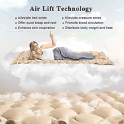 Darrahopens Outdoor Recreation > Camping > Inflatable Mattresses Alternating Pressure Pad Replacement - Inflatable Low Air Loss Mattress Topper for Pressure Ulcer and Sore Relief Treatment