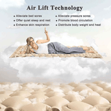 Darrahopens Outdoor Recreation > Camping > Inflatable Mattresses Alternating Pressure Pad Replacement - Inflatable Low Air Loss Mattress Topper for Pressure Ulcer and Sore Relief Treatment