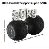 Darrahopens Outdoor Recreation > Camping > Inflatable Mattresses Everfit Electric Vibrating Peanut Massage Ball 5 Adjustable Levels High Power 3000RPM Motor 4D Floating Point Deep Tissue Trigger Point Muscle Relaxation Yoga Home Gym Type-C Rechargeable Support 80kg