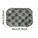 Darrahopens Outdoor Recreation > Camping > Inflatable Mattresses Inflatable Seat Cushion - Portable 40x30x5cm Camping Pad in Olive Grey