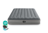 Darrahopens Outdoor Recreation > Camping > Inflatable Mattresses INTEX Queen Dura-Beam Standard Prestige Air Mattress 12" Queen w/ Built-In USB Electric Pump 64114