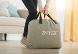 Darrahopens Outdoor Recreation > Camping > Inflatable Mattresses Intex Queen Pillow Rest Airbed with 240v pump 64124