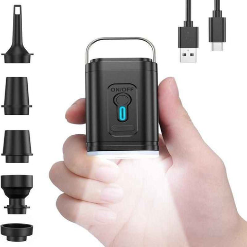 Darrahopens Outdoor Recreation > Camping > Inflatable Mattresses Mini Portable Inflatable Electric Air Pump, for pool floats, vacuum storage equipment
