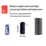Darrahopens Outdoor Recreation > Camping > Inflatable Mattresses Ultralight Camping Sleeping Pad: Built-in Foot Pump, Integrated Pillow – Compact, Waterproof for Hiking/Backpacking (Dark Blue)