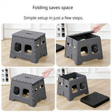 Green Portable Folding Toilet Stool Outdoor Camping Car Emergency Portable Potty Chair