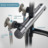 Darrahopens Outdoor Recreation > Camping > Portable Toilets & Showers Installation kit for connecting hose to exposed tap. Outdoor shower system thermostatic mixer conversion built into the surface