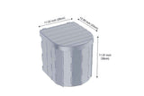 Darrahopens Outdoor Recreation > Camping > Portable Toilets & Showers Portable Camping Toilet Folding Toilet for Adults with Lid -Gray