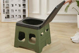 Darrahopens Outdoor Recreation > Camping > Portable Toilets & Showers Portable Folding Toilet for Camping & Travel - Green