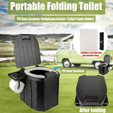 Darrahopens Outdoor Recreation > Camping > Portable Toilets & Showers Portable folding toilets with PU seat cushions and portable toilets with covers, suitable for RVS, cars, camping and hiking