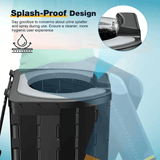 Darrahopens Outdoor Recreation > Camping > Portable Toilets & Showers Portable folding toilets with PU seat cushions and portable toilets with covers, suitable for RVS, cars, camping and hiking