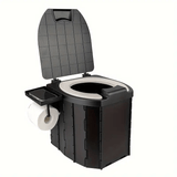 Darrahopens Outdoor Recreation > Camping > Portable Toilets & Showers Portable folding toilets with PU seat cushions and portable toilets with covers, suitable for RVS, cars, camping and hiking