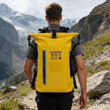 Darrahopens Outdoor Recreation > Camping > Portable Toilets & Showers waterproof backpack, dry-wet separation, outdoor sports backpack, fishing backpack, camping backpack, canyoning backpack, swimming backpack, rafting backpack, waterproof gear, Australia outdoor backpack, hiking backpack water resistant - Black - Size 25L