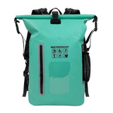 Darrahopens Outdoor Recreation > Camping > Portable Toilets & Showers waterproof backpack, dry-wet separation, outdoor sports backpack, fishing backpack, camping backpack, canyoning backpack, swimming backpack, rafting backpack, waterproof gear, Australia outdoor backpack, hiking backpack water resistant - Black - Size 25L