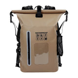 Darrahopens Outdoor Recreation > Camping > Portable Toilets & Showers waterproof backpack, dry-wet separation, outdoor sports backpack, fishing backpack, camping backpack, canyoning backpack, swimming backpack, rafting backpack, waterproof gear, Australia outdoor backpack, hiking backpack water resistant - Black - Size 25L