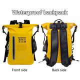 Darrahopens Outdoor Recreation > Camping > Portable Toilets & Showers waterproof backpack, dry-wet separation, outdoor sports backpack, fishing backpack, camping backpack, canyoning backpack, swimming backpack, rafting backpack, waterproof gear, Australia outdoor backpack, hiking backpack water resistant - Black - Size 25L