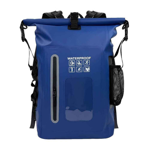 Darrahopens Outdoor Recreation > Camping > Portable Toilets & Showers waterproof backpack, dry-wet separation, outdoor sports backpack, fishing backpack, camping backpack, canyoning backpack, swimming backpack, rafting backpack, waterproof gear, Australia outdoor backpack, hiking backpack water resistant - Navy - Size 25L