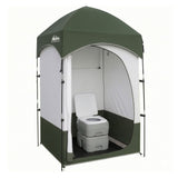 Darrahopens Outdoor Recreation > Camping > Portable Toilets & Showers Weisshorn 20L Portable Camping Toilet Shower Tent Changing Room Outdoor Loo Set