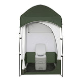 Darrahopens Outdoor Recreation > Camping > Portable Toilets & Showers Weisshorn 20L Portable Camping Toilet Shower Tent Changing Room Outdoor Loo Set