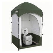 Darrahopens Outdoor Recreation > Camping > Portable Toilets & Showers Weisshorn 22L Portable Camping Toilet Shower Tent Changing Room Outdoor Loo Set