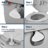 Darrahopens Outdoor Recreation > Camping > Portable Toilets & Showers Weisshorn 22L Portable Camping Toilet Shower Tent Changing Room Outdoor Loo Set