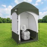 Darrahopens Outdoor Recreation > Camping > Portable Toilets & Showers Weisshorn 22L Portable Camping Toilet Shower Tent Changing Room Outdoor Loo Set