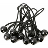Darrahopens Outdoor Recreation > Camping > Tents 12 pcs Black Tarpaulin Bungees Balls Tarp Bungee Cord For Banner, Tarpaulins, Pavilions, Tents, Tent Bungee Hooks,