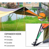 Darrahopens Outdoor Recreation > Camping > Tents 16 Pieces Rubber Straps with Hooks, Tent Rubber Hook, Camping Tent Hook Rubber Strap, for Camping, Tarpaulins, Awnings, Tents--Green