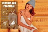 Darrahopens Outdoor Recreation > Camping > Tents 2-Pack Felt Sauna Hats - Quick Dry Bath Caps for Spa & Swimming (23x25cm)